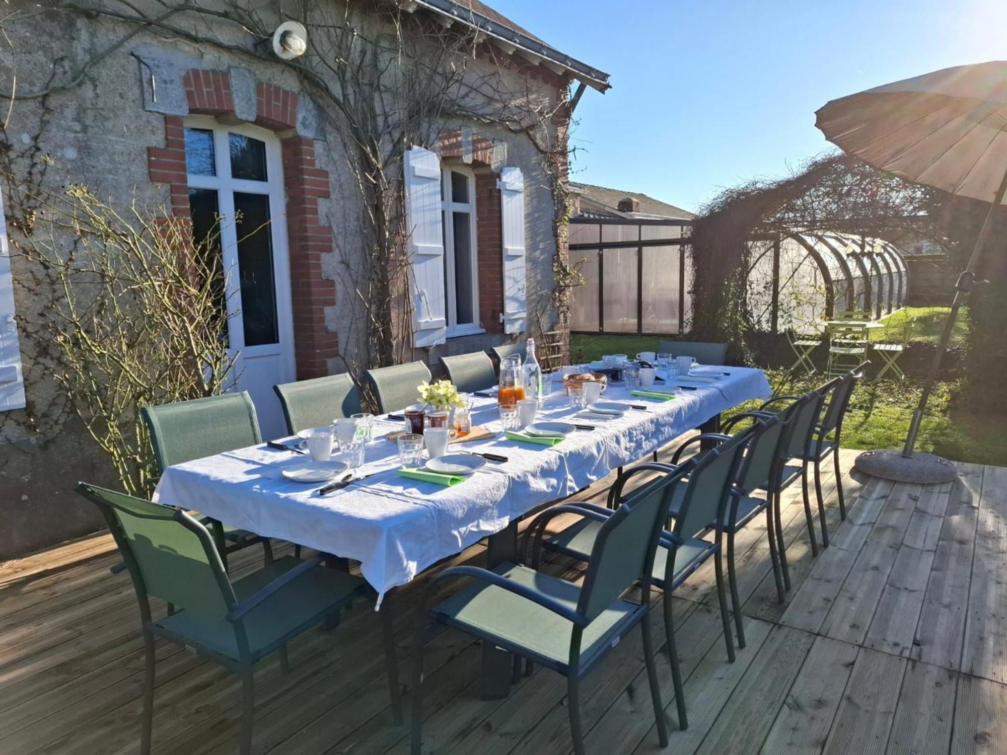 Gite Familial Avec Piscine Chauffee A Lege - Fr-1-306-1296 المظهر الخارجي الصورة